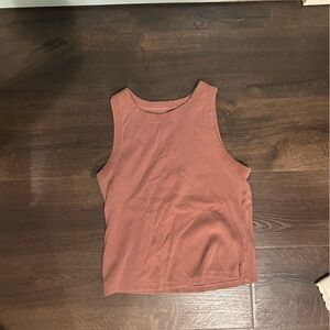 Old Navy Mauve Ribbed Tank Top